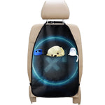 Blue Sagittarius Zodiac Sign Print Car Seat Organizers