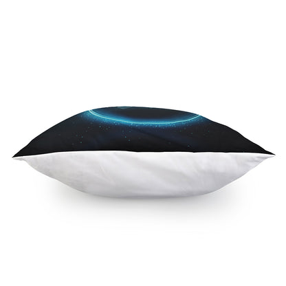 Blue Sagittarius Zodiac Sign Print Pillow Cover