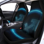 Blue Sagittarius Zodiac Sign Print Universal Fit Car Seat Covers