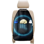 Blue Scorpio Zodiac Sign Print Car Seat Organizers