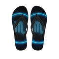 Blue Scorpio Zodiac Sign Print Flip Flops
