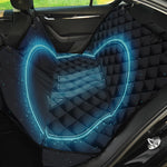Blue Scorpio Zodiac Sign Print Pet Car Back Seat Cover