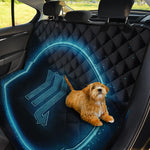 Blue Scorpio Zodiac Sign Print Pet Car Back Seat Cover