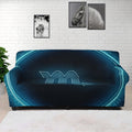 Blue Scorpio Zodiac Sign Print Sofa Cover
