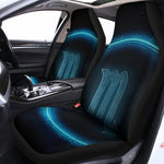Blue Scorpio Zodiac Sign Print Universal Fit Car Seat Covers