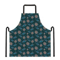 Blue Sea Turtle Pattern Print Apron