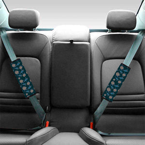 Blue Sea Turtle Pattern Print Car Seat Belt Covers