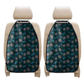 Blue Sea Turtle Pattern Print Car Seat Organizers