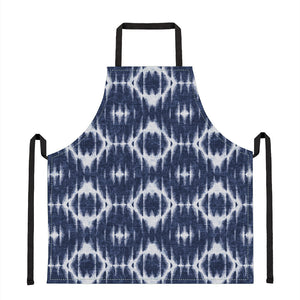 Blue Shibori Print Apron