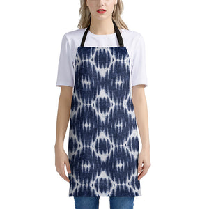 Blue Shibori Print Apron