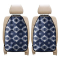 Blue Shibori Print Car Seat Organizers