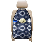 Blue Shibori Print Car Seat Organizers