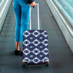 Blue Shibori Print Luggage Cover