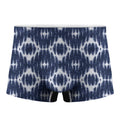 Blue Shibori Print Men's Boxer Briefs