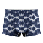 Blue Shibori Print Men's Boxer Briefs