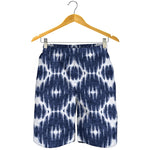 Blue Shibori Print Men's Shorts
