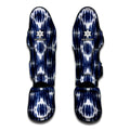 Blue Shibori Print Muay Thai Shin Guards
