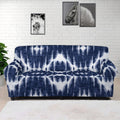 Blue Shibori Print Sofa Cover