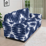 Blue Shibori Print Sofa Cover
