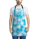 Blue Shibori Tie Dye Print Apron