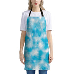 Blue Shibori Tie Dye Print Apron