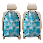Blue Shibori Tie Dye Print Car Seat Organizers