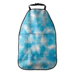 Blue Shibori Tie Dye Print Car Seat Organizers