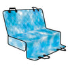 Blue Shibori Tie Dye Print Pet Car Back Seat Cover