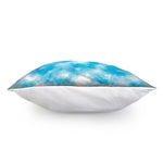 Blue Shibori Tie Dye Print Pillow Cover
