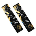 Blue Sky And Golden Sun Samurai Print Car Seat Belt Covers