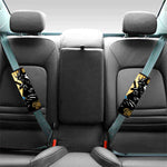 Blue Sky And Golden Sun Samurai Print Car Seat Belt Covers