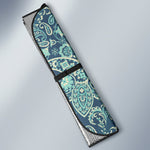 Blue Sky Paisley Bohemian Pattern Print Car Sun Shade GearFrost