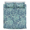 Blue Sky Paisley Bohemian Pattern Print Duvet Cover Bedding Set