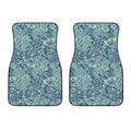 Blue Sky Paisley Bohemian Pattern Print Front Car Floor Mats