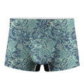 Blue Sky Paisley Bohemian Pattern Print Men's Boxer Briefs