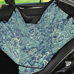 Blue Sky Paisley Bohemian Pattern Print Pet Car Back Seat Cover