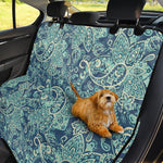 Blue Sky Paisley Bohemian Pattern Print Pet Car Back Seat Cover