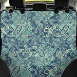 Blue Sky Paisley Bohemian Pattern Print Pet Car Back Seat Cover