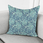 Blue Sky Paisley Bohemian Pattern Print Pillow Cover