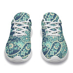 Blue Sky Paisley Bohemian Pattern Print Sport Shoes GearFrost