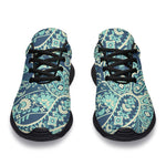 Blue Sky Paisley Bohemian Pattern Print Sport Shoes GearFrost