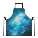 Blue Sky Universe Galaxy Space Print Apron