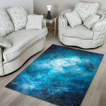 Blue Sky Universe Galaxy Space Print Area Rug GearFrost