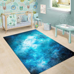 Blue Sky Universe Galaxy Space Print Area Rug GearFrost