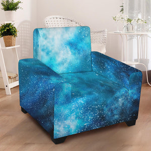 Blue Sky Universe Galaxy Space Print Armchair Slipcover