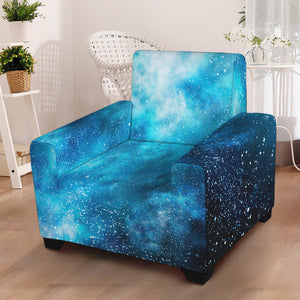 Blue Sky Universe Galaxy Space Print Armchair Slipcover