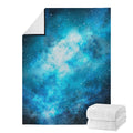 Blue Sky Universe Galaxy Space Print Blanket