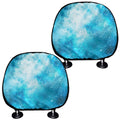 Blue Sky Universe Galaxy Space Print Car Headrest Covers