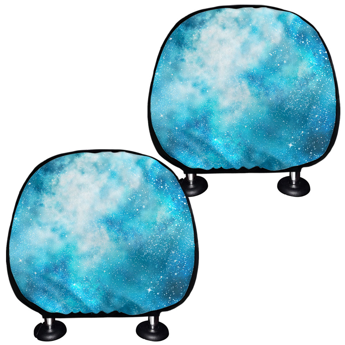 Blue Sky Universe Galaxy Space Print Car Headrest Covers