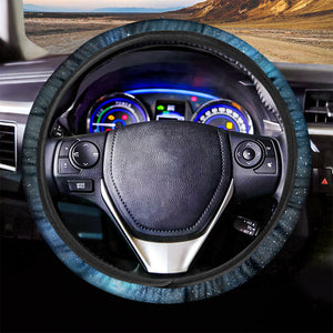 Blue Sky Universe Galaxy Space Print Car Steering Wheel Cover